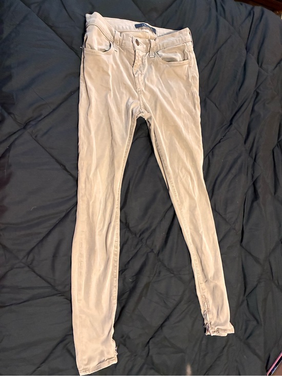 J Brand Denim - J Brand Tan Khaki Ankle Zip Skinny Pants - Size 25